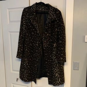 Via Spiga leopard print coat